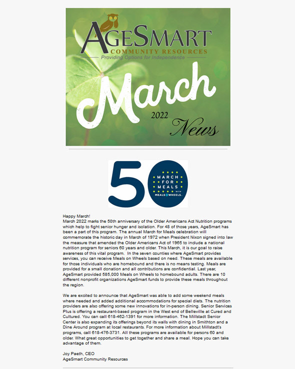 March 2022 Newsletter