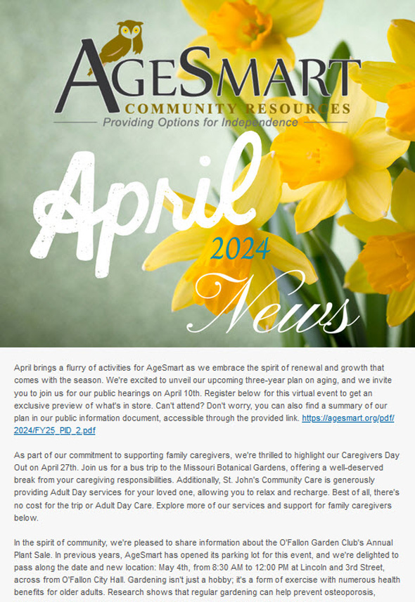 April 2024 Newsletter