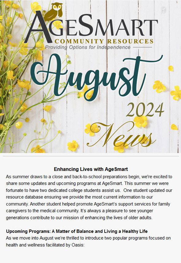 August 2024 Newsletter