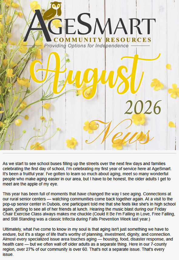 August 2026 Newsletter